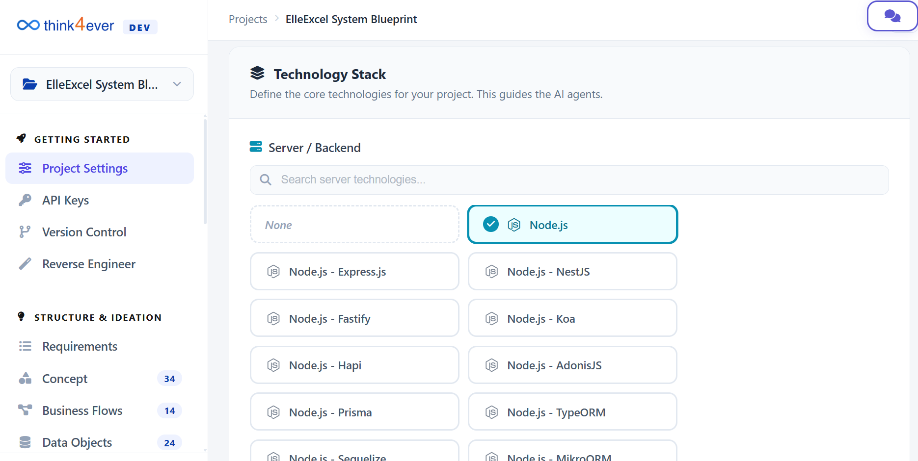 Configure the Project Foundation & DESIGN